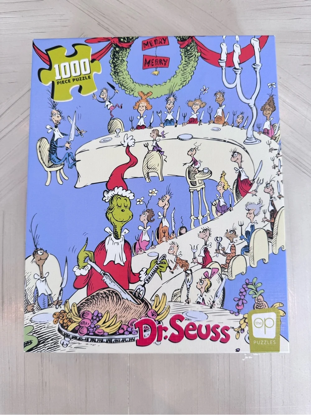 Dr. Seuss The Grinch Feast 1000 Piece Jigsaw Puzzle – Brand New in Box